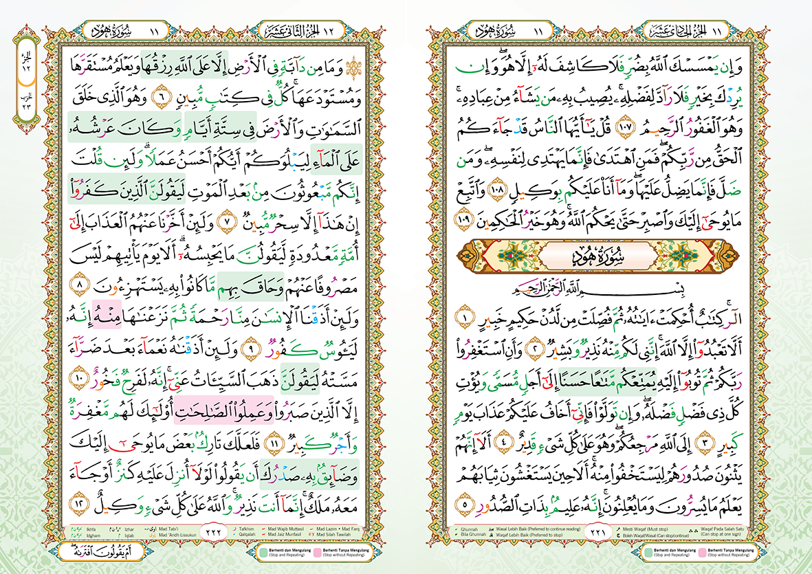 Al-Quran Mushaf Waqaf & Ibtida Perjuzuk B5