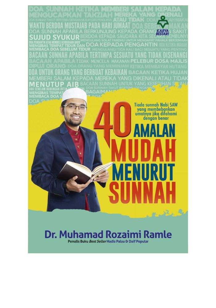 40 AMALAN MUDAH MENURUT SUNNAH - Dr. Muhamad Rozaimi Ramle&w=300&zc=1