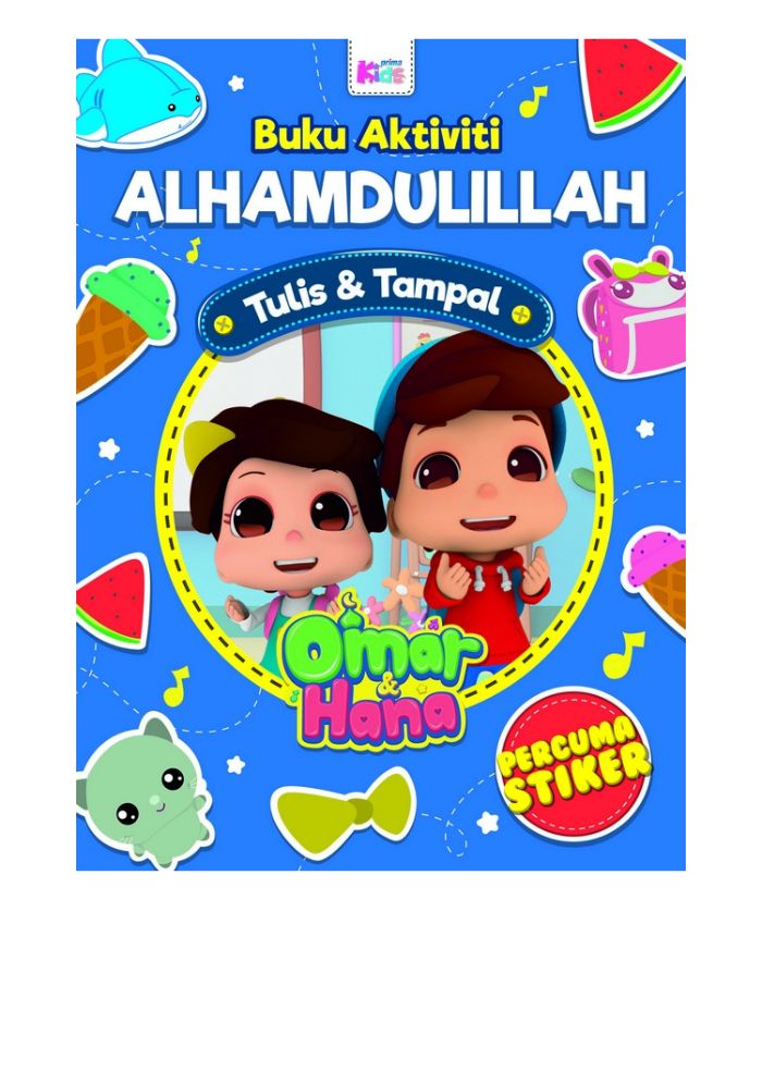 Buku Aktiviti Omar & Hana: Alhamdulillah (Percuma stiker)&w=300&zc=1