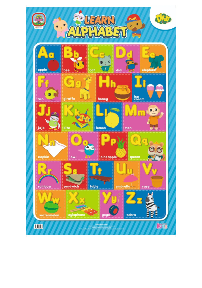 Poster Learn Alphabet Didi & Friends&w=300&zc=1