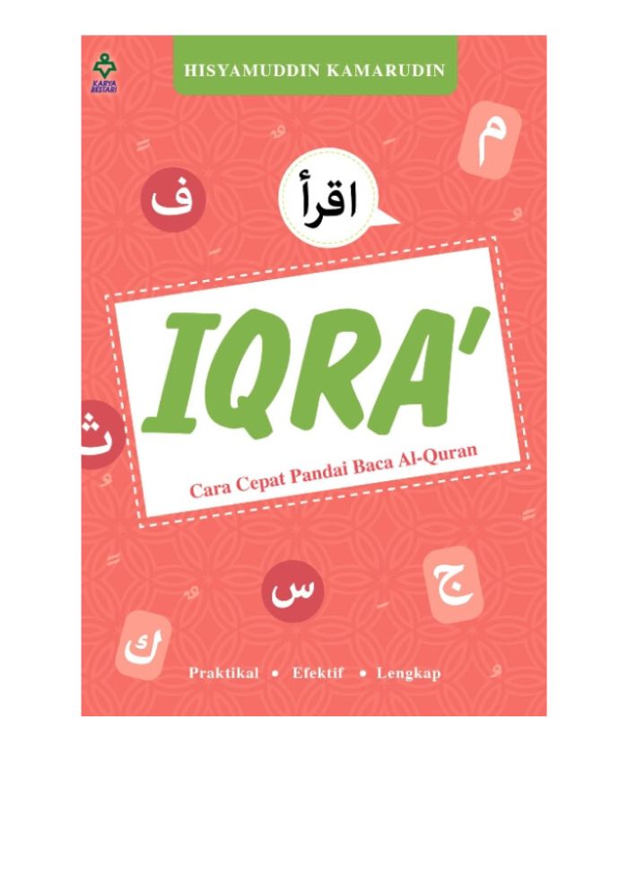 Iqra' (Cara Cepat Pandai Baca Al-Quran)&w=300&zc=1
