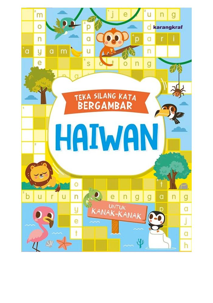 Teka Silang Kata Bergambar: Haiwan