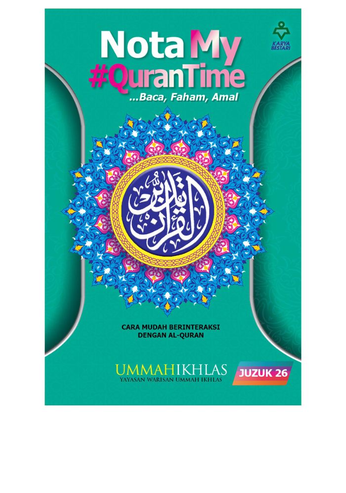 Nota My#QuranTime Juzuk 26