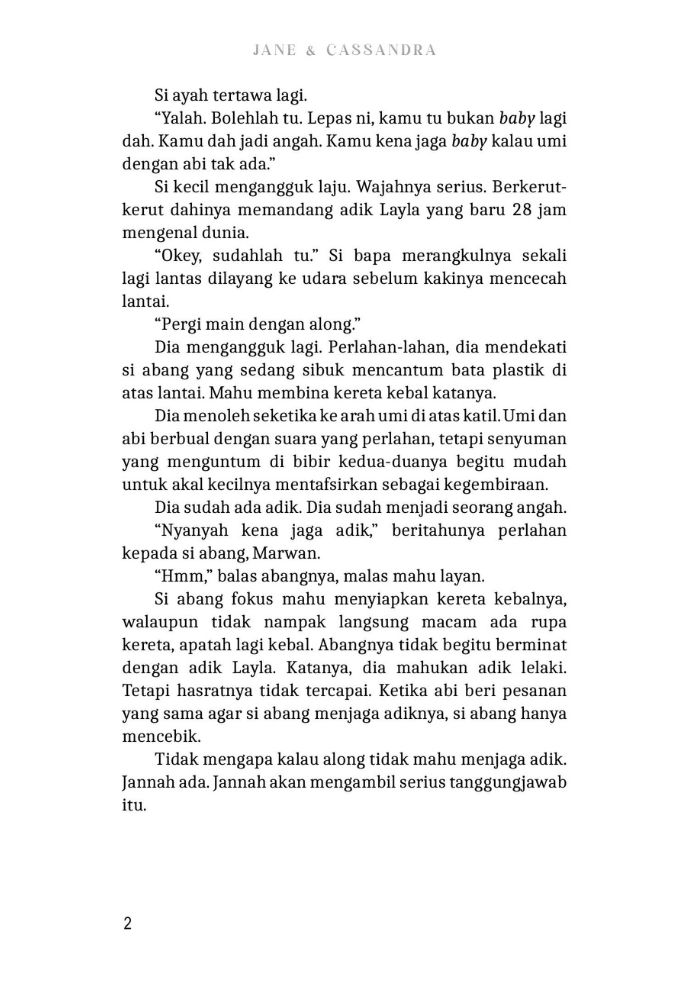 Jane & Cassandra - Nurul Syahida