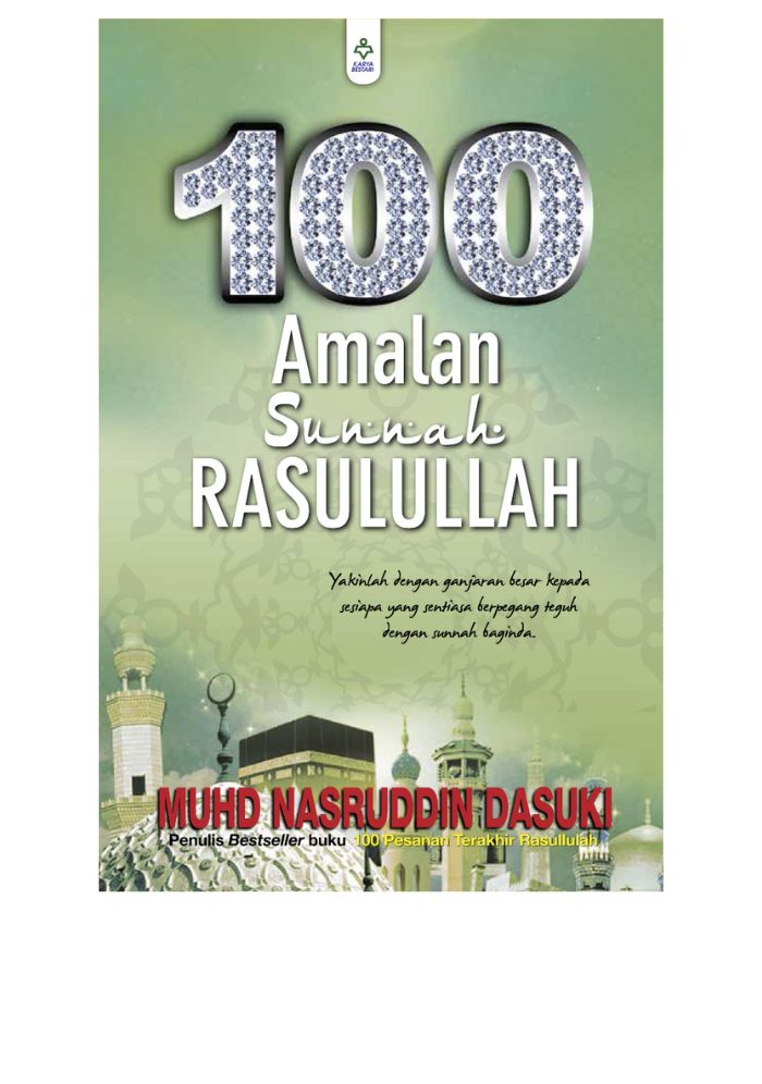 100 Amalan Sunnah Rasulullah - Muhd Nasruddin Dasuki&w=300&zc=1