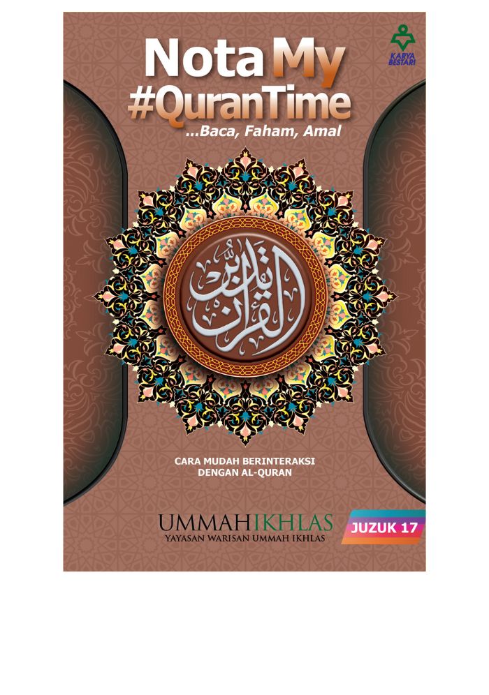Nota My#QuranTime Juzuk 17
