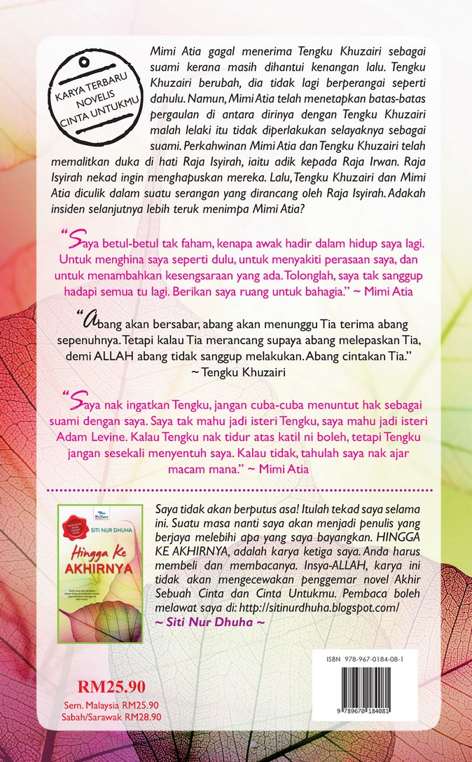 Hingga Ke Akhirnya - Siti Nur Dhuha