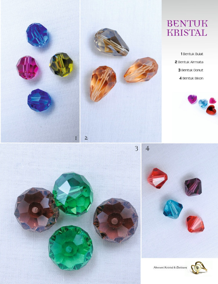 Aksesori Kristal & Mutiara Vol 2