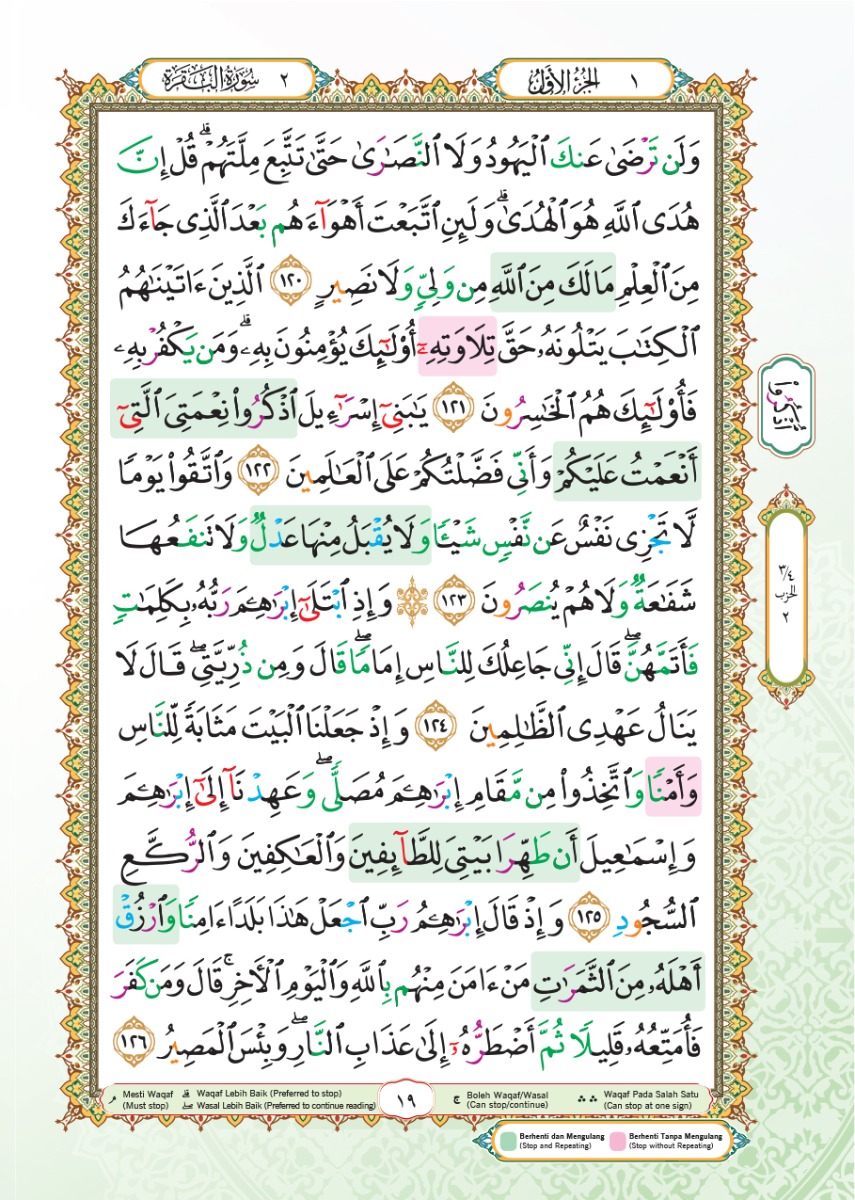 Al-Quran Mushaf (Tajwid Berwarna, Waqaf Ibtida) Saiz [A6] Karya