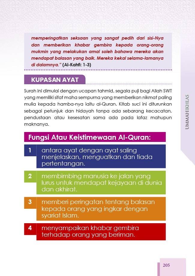 Nota My#QuranTime Juzuk 15