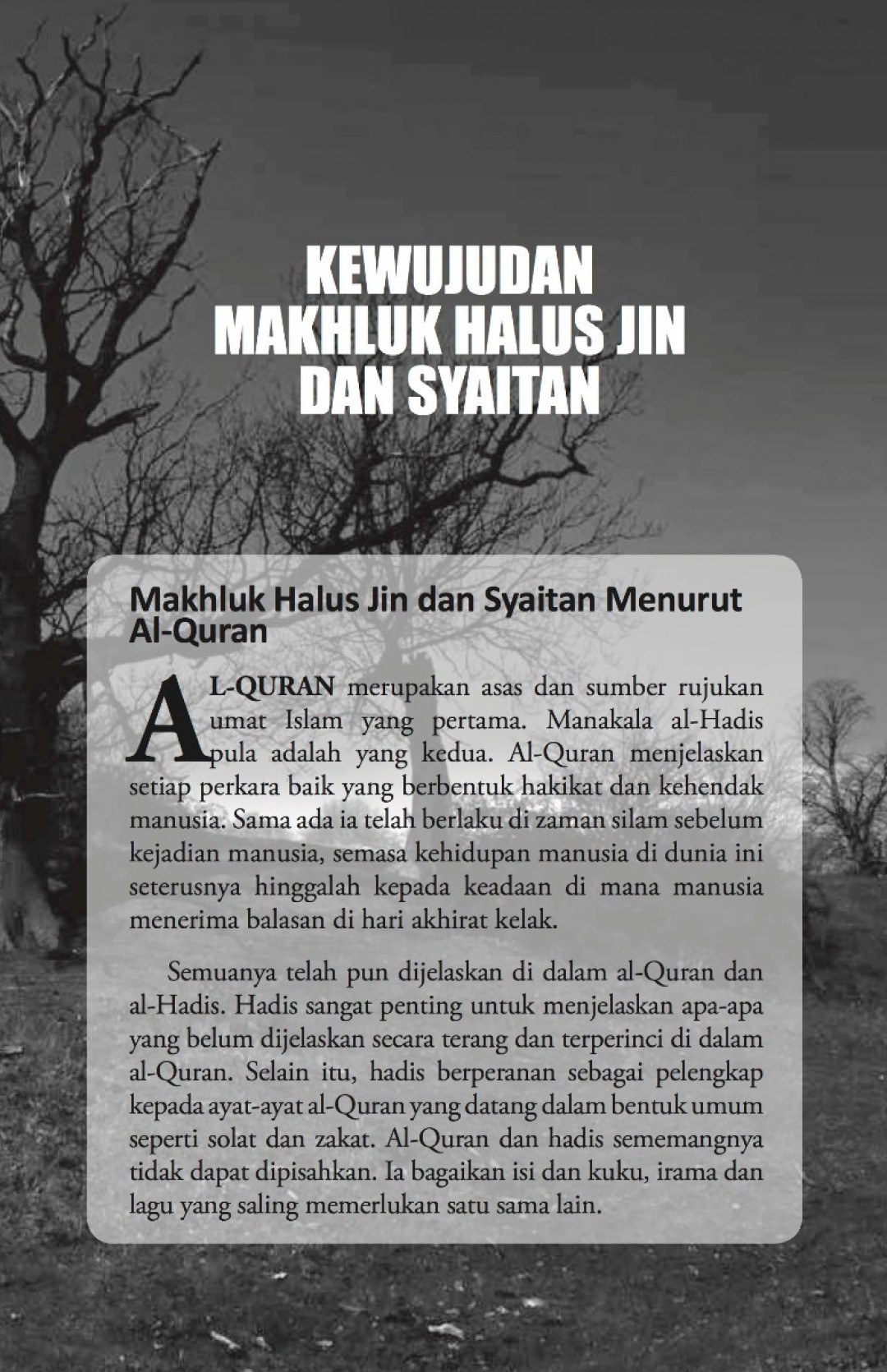Kewujudan Makhluk Halus Jin & Syaitan - Ustaz Dato' Shamsuri sha