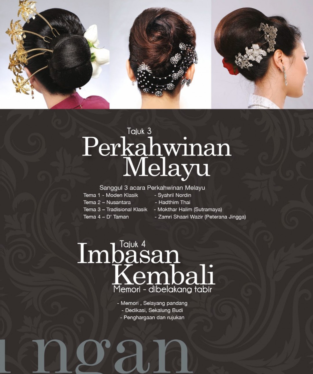 Variasi Sanggul Pengantin Melayu Tradisional